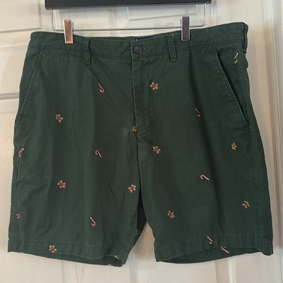 Men’s Charleston Threads Embroidered Christmas 100% Cotton Shorts Size 38 - Picture 2 of 6